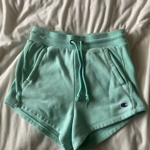 Champion Mint High Waisted Shorts